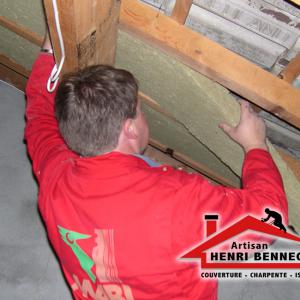 TRAVAUX D'ISOLATION TOITURE 95